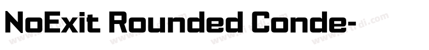 NoExit Rounded Conde字体转换